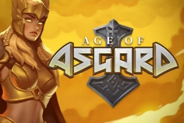Logo på Age of Asgard slots spel